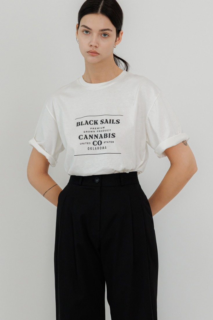 Sales Logo T Shirts Ivory
